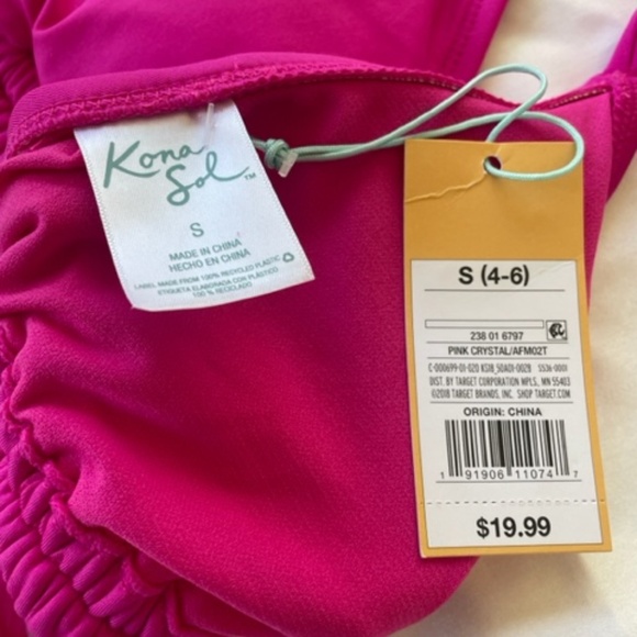 BODY GLOVE BELTED BIKINI BOTTOM w KONA SOL MATCHING TOP NWT READ - Picture 3 of 10